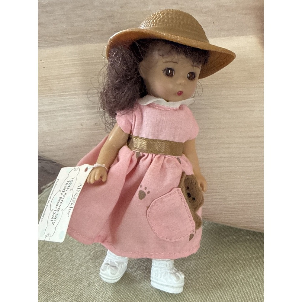 Vtg 2002 McDonald's Madame Alexander 100th Anniversary Teddy Bear Doll posable